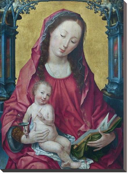 Постер Дева Мария с младенцем 2 с типом исполнения На холсте без рамы