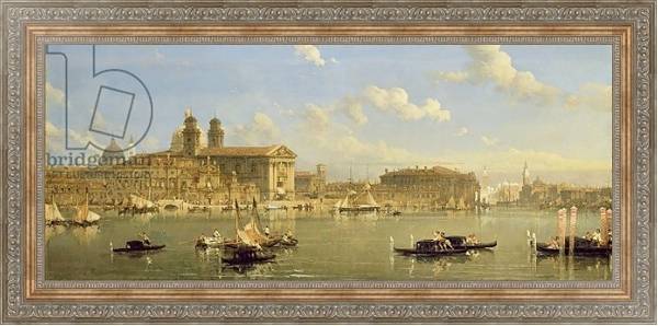 Постер The Giudecca, Venice, 1854 с типом исполнения На холсте в раме в багетной раме 484.M48.310