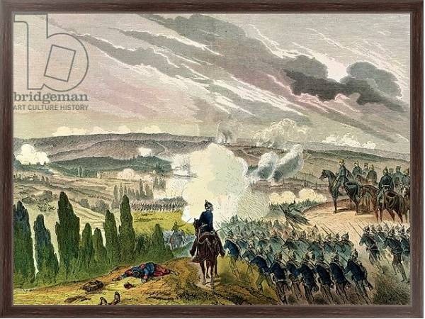 Постер The Battle of Sedan, 1st September 1870 с типом исполнения На холсте в раме в багетной раме 221-02