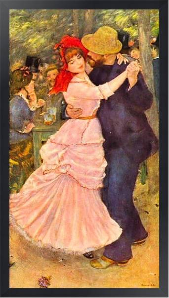 Постер Танцы в Буживале с типом исполнения На холсте в раме в багетной раме 1727.8010