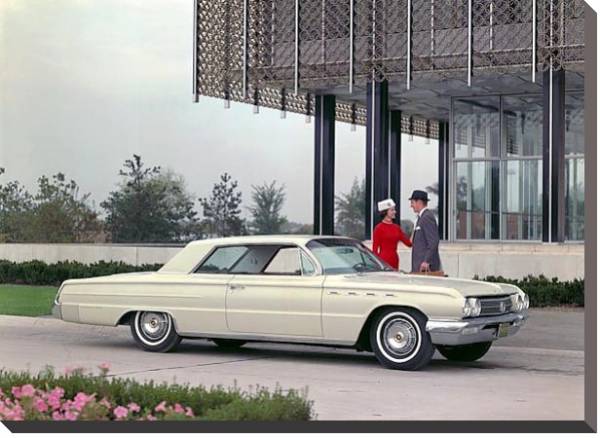 Постер Buick Electra 225 '1962 с типом исполнения На холсте без рамы