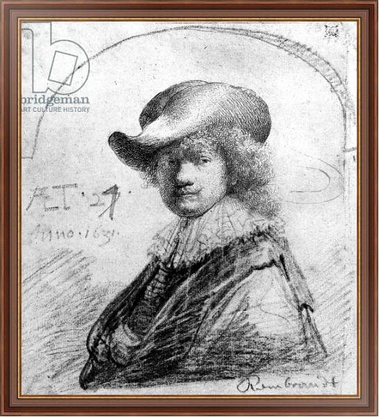 Постер Self Portrait, c.1633 с типом исполнения На холсте в раме в багетной раме 35-M719P-83
