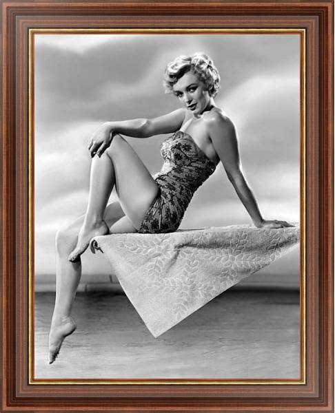 Постер Monroe, Marilyn 84 с типом исполнения На холсте в раме в багетной раме 35-M719P-83