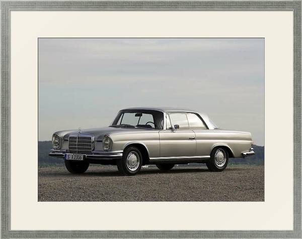 Постер Mercedes-Benz 220SE Coupe (W111-W112) '1961–65 с типом исполнения Под стеклом в багетной раме 1727.2510