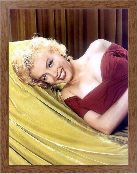 Постер Monroe, Marilyn 100 с типом исполнения На холсте в раме в багетной раме 1727.4310