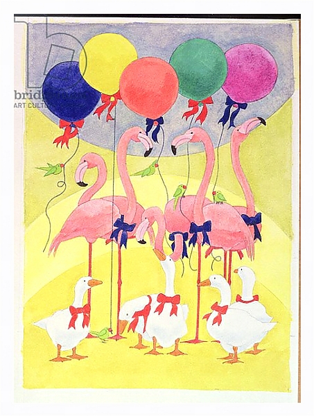 Постер Balloons с типом исполнения На холсте в раме в багетной раме 221-03