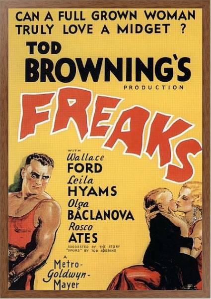Постер Poster - Freaks с типом исполнения На холсте в раме в багетной раме 1727.4310