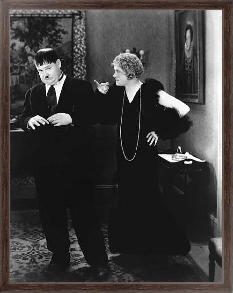 Постер Laurel & Hardy (Twice Two) 2 с типом исполнения На холсте в раме в багетной раме 221-02