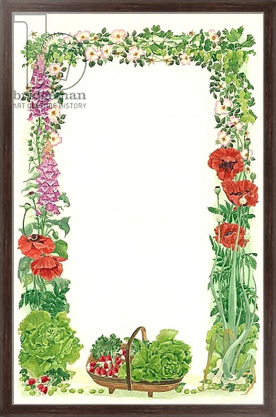 Постер June, 1993 с типом исполнения На холсте в раме в багетной раме 221-02