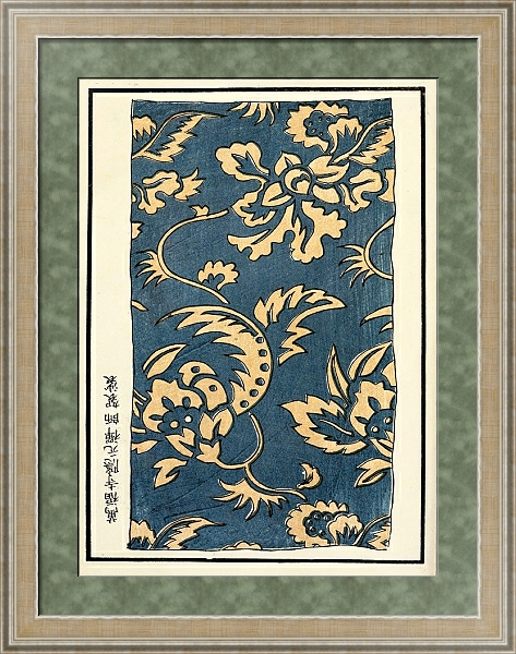 Постер Chinese prints pl.69 с типом исполнения Акварель в раме в багетной раме 485.M40.584