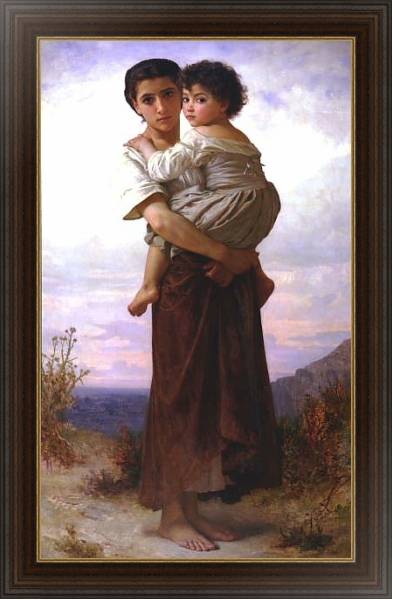 Постер Молодые цыганки с типом исполнения На холсте в раме в багетной раме 1.023.151