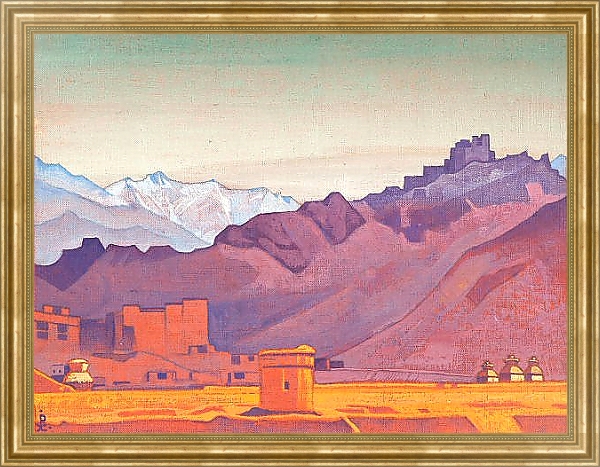 Постер Путь на Тибет с типом исполнения На холсте в раме в багетной раме NA033.1.051
