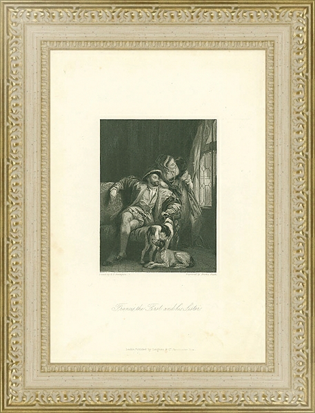Постер Francis the First and His Sister 1 с типом исполнения Акварель в раме в багетной раме 484.M48.725