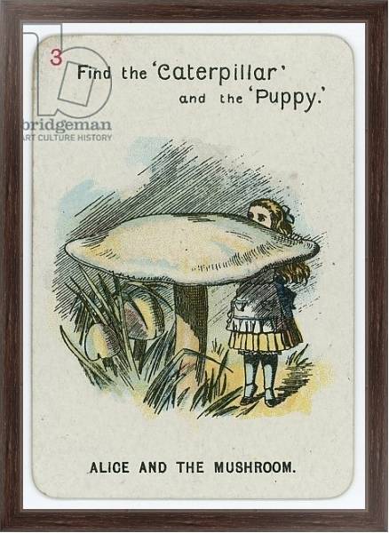 Постер Alice and the Mushroom с типом исполнения На холсте в раме в багетной раме 221-02