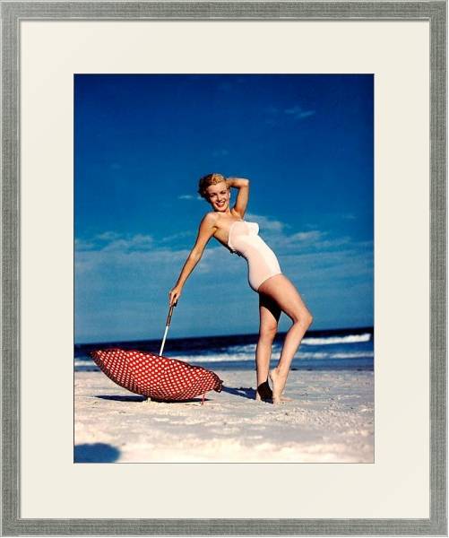 Постер Monroe, Marilyn 30 с типом исполнения Под стеклом в багетной раме 1727.2510