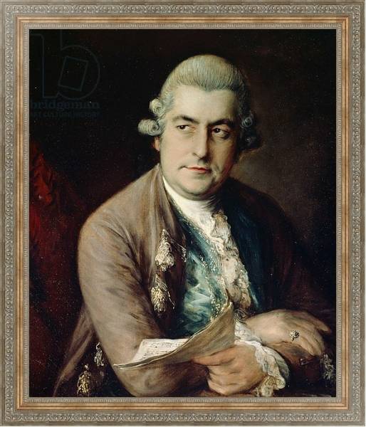 Постер Johann Christian Bach, 1776 с типом исполнения На холсте в раме в багетной раме 484.M48.310