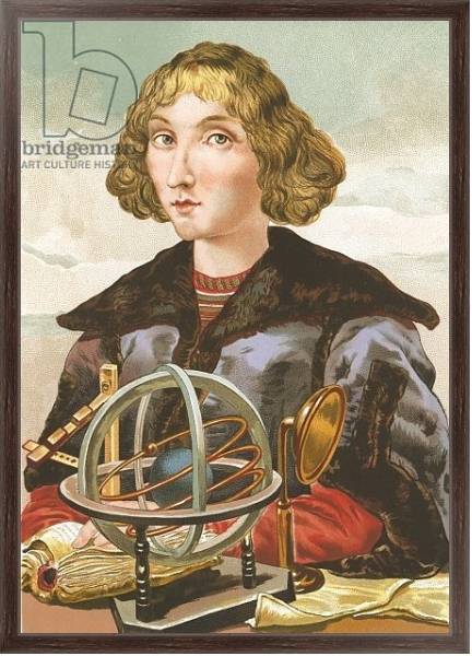 Постер Nicolaus Copernicus с типом исполнения На холсте в раме в багетной раме 221-02