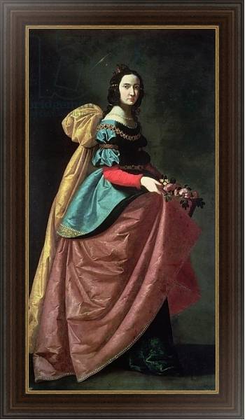 Постер St. Elizabeth of Portugal 1640 с типом исполнения На холсте в раме в багетной раме 1.023.151