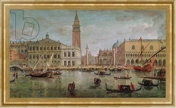 Постер View of Venice, 1719 с типом исполнения На холсте в раме в багетной раме NA033.1.051