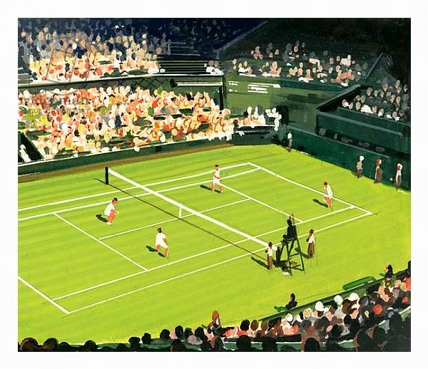 Постер The centre court at Wimbledon с типом исполнения На холсте в раме в багетной раме 221-03