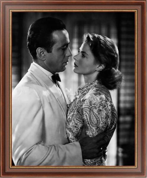 Постер Bogart, Humphrey (Casablanca) 4 с типом исполнения На холсте в раме в багетной раме 35-M719P-83