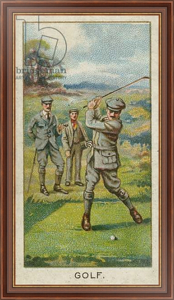 Постер Golf 2 с типом исполнения На холсте в раме в багетной раме 35-M719P-83