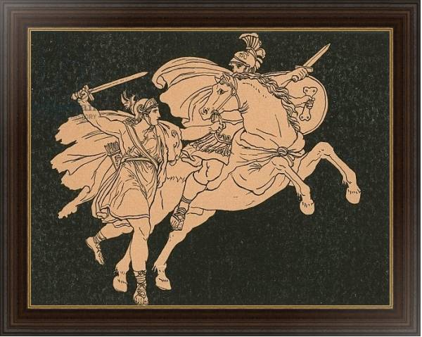 Постер Camilla and the Son of Aunus с типом исполнения На холсте в раме в багетной раме 1.023.151