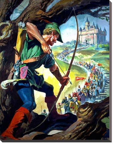 Постер Robin Hood с типом исполнения На холсте без рамы