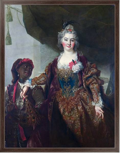 Постер Принцесса Ракоци с типом исполнения На холсте в раме в багетной раме 221-02