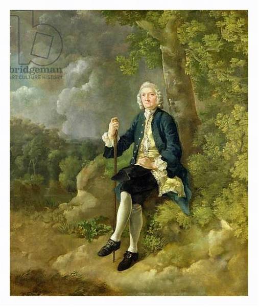 Постер Mr Clayton Jones, c.1744-45 с типом исполнения На холсте в раме в багетной раме 221-03