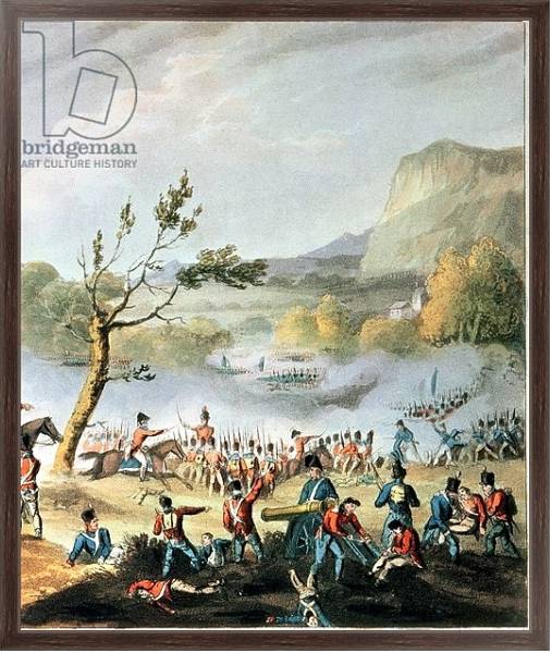 Постер Battle of Maida, July 4th, 1806, engraved by Thomas Sutherland 2 с типом исполнения На холсте в раме в багетной раме 221-02