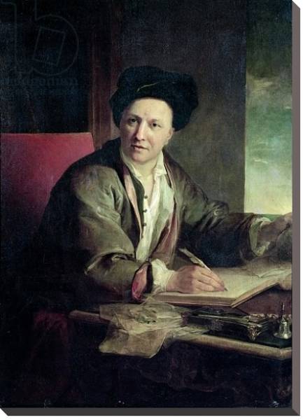 Постер Portrait of Bernard le Bovier de Fontenelle с типом исполнения На холсте без рамы