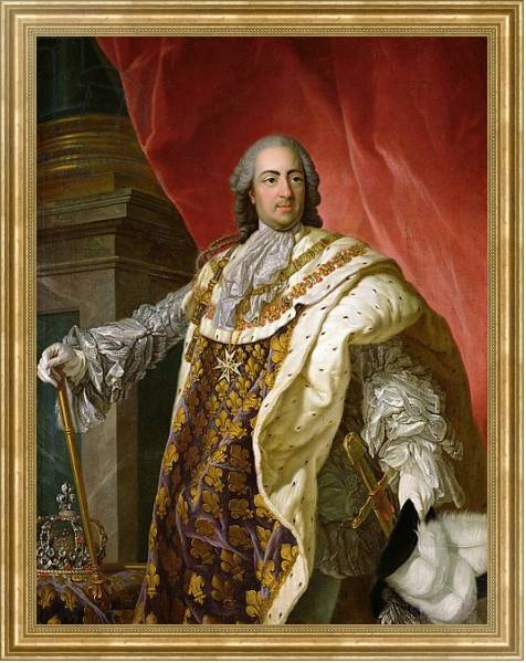 Постер Louis XV с типом исполнения На холсте в раме в багетной раме NA033.1.051