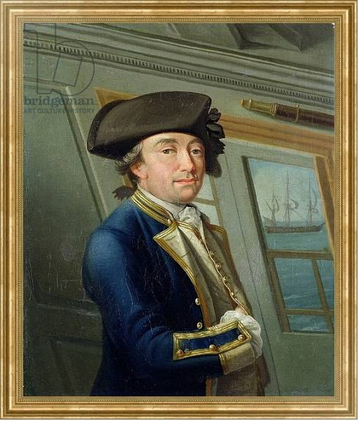 Постер Portrait of Captain William Locker 1769 с типом исполнения На холсте в раме в багетной раме NA033.1.051