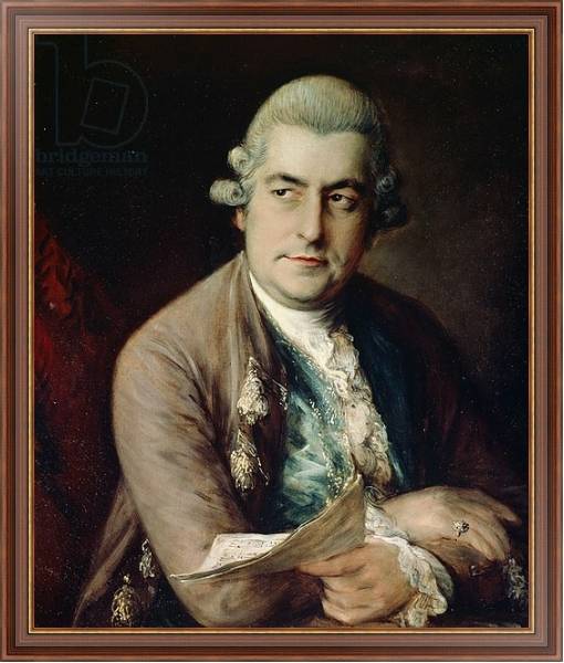 Постер Johann Christian Bach, 1776 с типом исполнения На холсте в раме в багетной раме 35-M719P-83