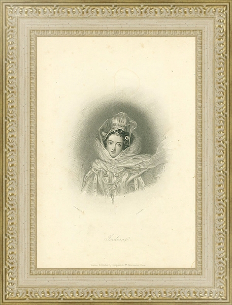 Постер Isidora 1 с типом исполнения Акварель в раме в багетной раме 484.M48.725