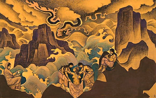 Постер Рождение мистерий.1924 с типом исполнения На холсте без рамы