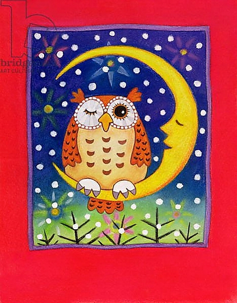 Постер The Winking Owl, 1997 с типом исполнения На холсте без рамы