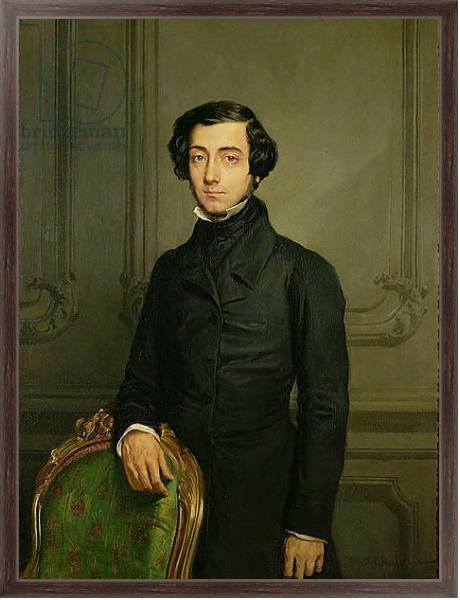 Постер Charles-Alexis-Henri Clerel de Tocqueville 1850 с типом исполнения На холсте в раме в багетной раме 221-02