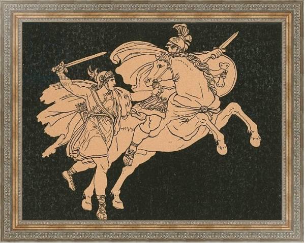 Постер Camilla and the Son of Aunus с типом исполнения На холсте в раме в багетной раме 484.M48.310