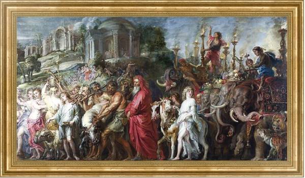 Постер Римский триумф с типом исполнения На холсте в раме в багетной раме NA033.1.051