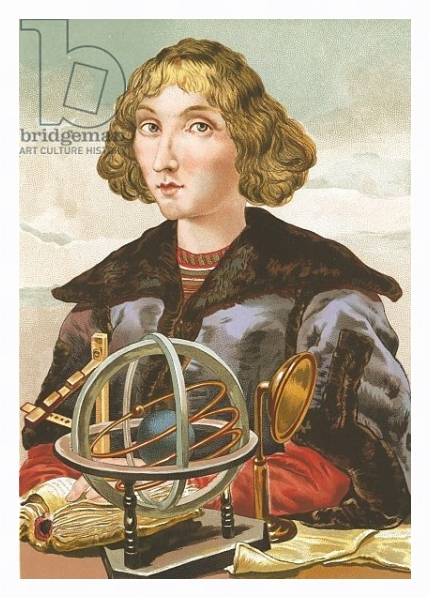 Постер Nicolaus Copernicus с типом исполнения На холсте в раме в багетной раме 221-03
