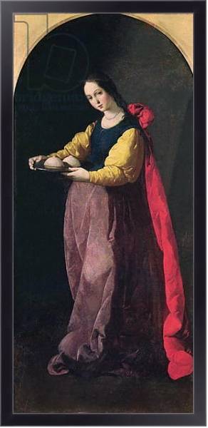 Постер St. Agatha с типом исполнения На холсте в раме в багетной раме 221-01