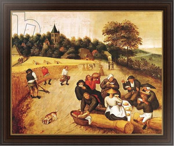 Постер The Harvester's Meal с типом исполнения На холсте в раме в багетной раме 1.023.151