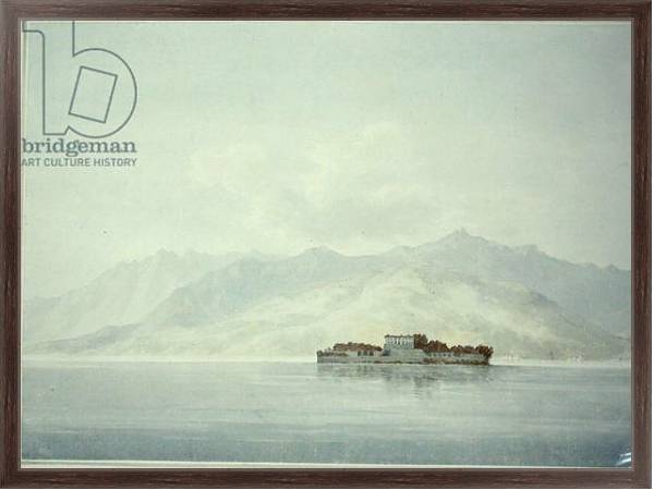 Постер Isola Madre, Lago Maggiore, c.1781 с типом исполнения На холсте в раме в багетной раме 221-02