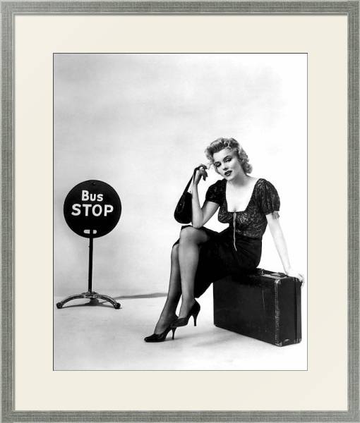 Постер Monroe, Marilyn (Bus Stop) с типом исполнения Под стеклом в багетной раме 1727.2510