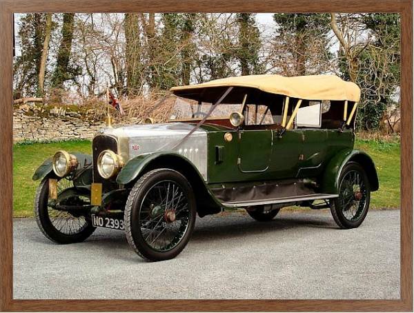 Постер Vauxhall D-Type Tourer '1915 с типом исполнения На холсте в раме в багетной раме 1727.4310