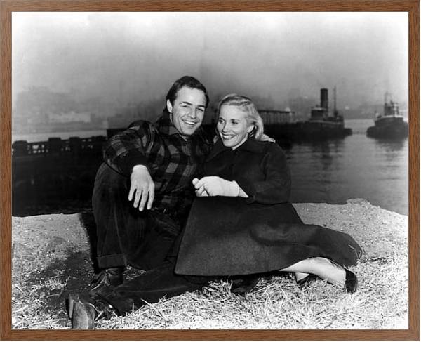 Постер Brando, Marlon (On The Waterfront) 9 с типом исполнения На холсте в раме в багетной раме 1727.4310