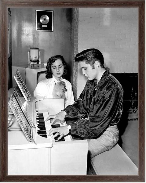 Постер Presley, Elvis 13 с типом исполнения На холсте в раме в багетной раме 221-02