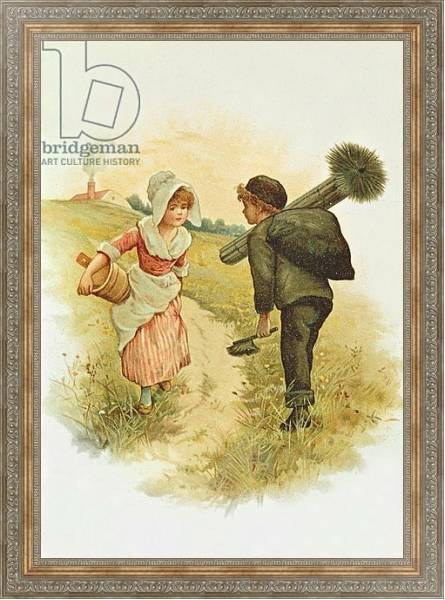 Постер Sunbeams, 1890 с типом исполнения На холсте в раме в багетной раме 484.M48.310